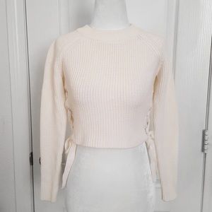 Top Shop Petite Cropped Knit Sweater